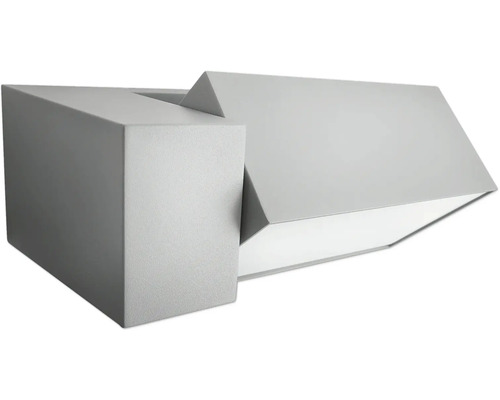 Moderne graue Wandleuchte mit geometrischem Design