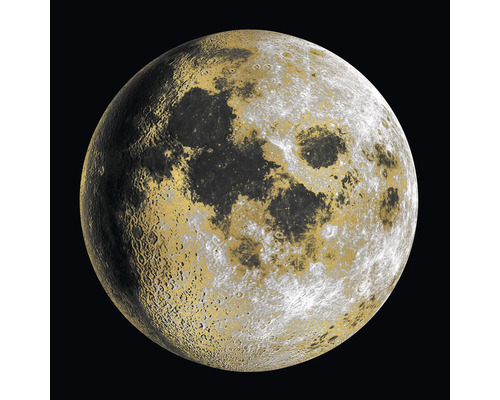 Tableau en verre Backside of the Moon 20x20 cm
