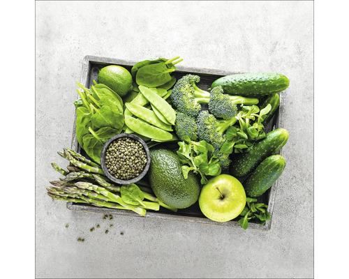 Tableau en verre Vegetable Cuisine I 30x30 cm Tableau en verre Vegetable Cuisine I 30x30 cm