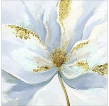 Gemaltes Blumenbild mit Blüten