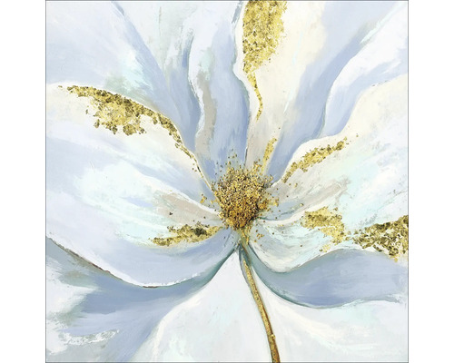 Gemaltes Blumenbild mit Blüten