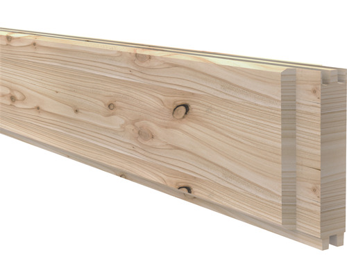 Planche Osmo pour clôture de protection sonore Forsdal 45 UV 4,5 x 14,6 x 205 cm mélèze