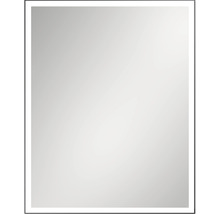 Miroir LED 65 x 80 cm noir