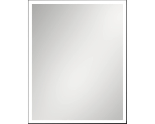 LED Spiegel 65 x 80 cm schwarz