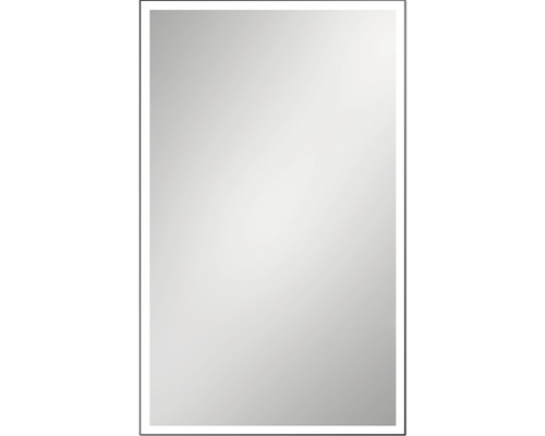 LED Spiegel 65 x 100 cm schwarz