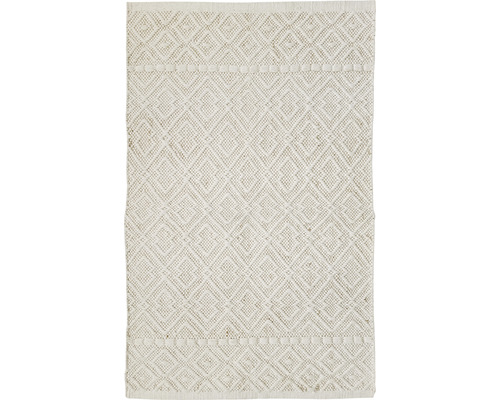 Tapis de chiffon Vida beige 60x90 cm