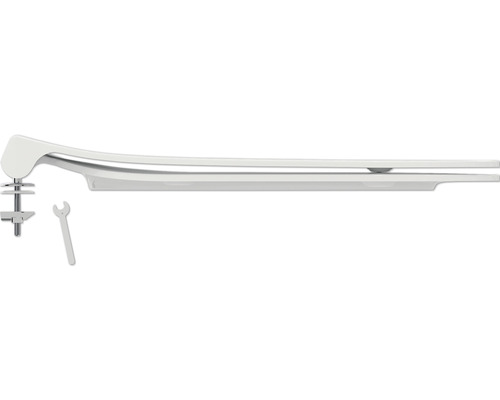 Toilettensitz mit Befestigungsmaterial und Schraubenschlüssel