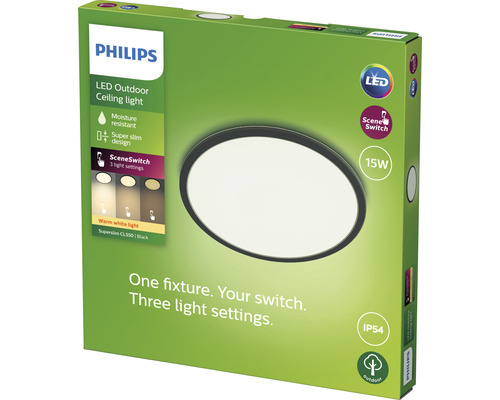 Philips LED Aussenleuchte Deckenleuchte in Produktverpackung