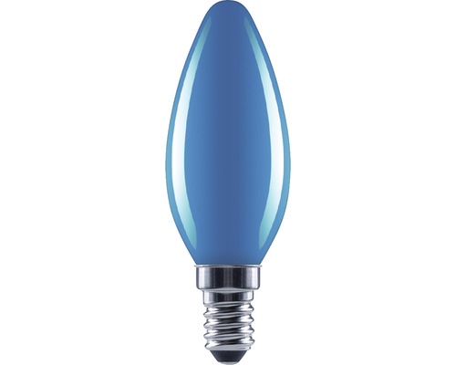 Ampoule flamme FLAIR C35 E14/2W bleu