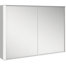 Spiegelschrank KEUCO Royal Match 100 x 16 x 70 cm alufarben 2-türig LED IP 20