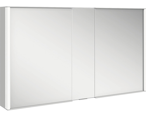 Spiegelschrank KEUCO Royal Match 120 x 16 x 70 cm alufarben 2-türig LED IP 20