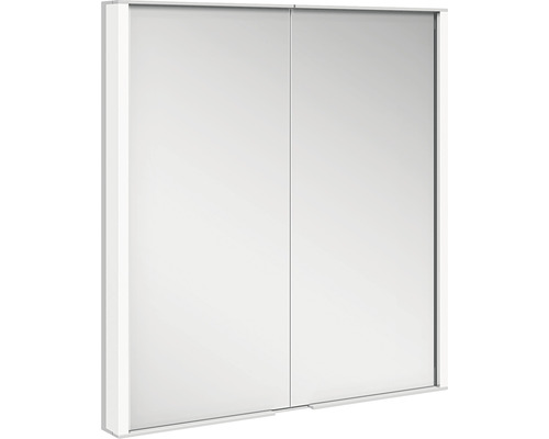 Armoire de toilette KEUCO Royal Match 65 x 15 x 70 cm couleur alu 2 portes LED IP 20