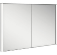 Spiegelschrank KEUCO Royal Match 100 x 15 x 70 cm silber 2-türig LED IP 20 Unterputz