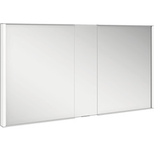Armoire de toilette KEUCO Royal Match 130 x 15 x 70 cm couleur alu 2 portes LED IP 20