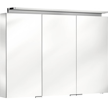 Spiegelschrank KEUCO Royal L1 100 x 15 x 74,2 cm verspiegelt 3-türig LED IP 24 1301