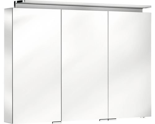 Armoire de toilette KEUCO Royal L1 100 x 15 x 74,2 cm argent 3 portes led IP 24