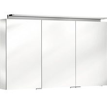 Spiegelschrank KEUCO Royal L1 120 x 15 x 74,2 cm verspiegelt 3-türig LED IP 24