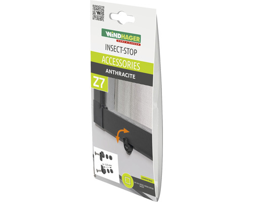 Windhager Accessoires moustiquaire anthracite emballage