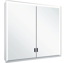 Armoire de toilette KEUCO Royal Lumos 80 x 16,5 x 73,5 cm argent 2 portes led IP 24