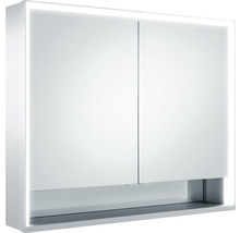 Armoire de toilette KEUCO Royal Lumos 90 x 16,5 x 73,5 cm argent 2 portes led IP 24