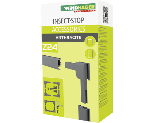 Windhager Moustiquaire Z24 accessoires anthracite emballage