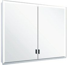 Armoire de toilette KEUCO Royal Lumos 90 x 16,5 x 73,5 cm argent 2 portes led IP 24