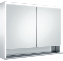 Armoire de toilette KEUCO Royal Lumos 105 x 16,5 x 73,5 cm argent 2 portes led IP 24