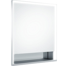 Spiegelschrank KEUCO Royal Lumos 65 x 16,5 x 73,5 cm silber 1-türig LED IP 24 Unterputz 711