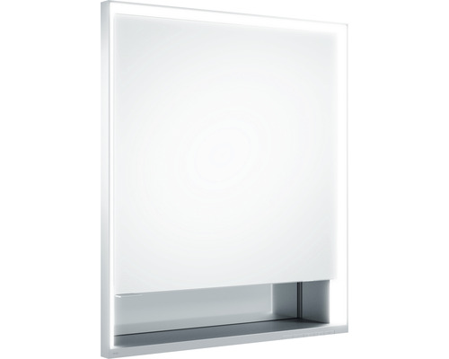 Armoire de toilette KEUCO Royal Lumos 65 x 16,5 x 73,5 cm couleur alu 1 portes LED IP 24