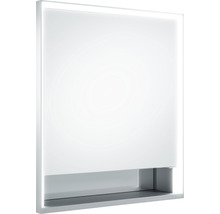 Spiegelschrank KEUCO Royal Lumos 65 x 16,5 x 73,5 cm silber 1-türig LED IP 24 Unterputz 712