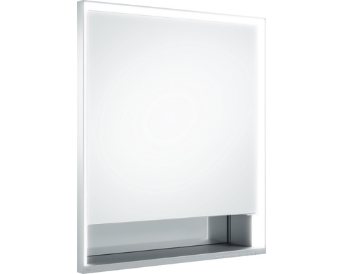 Armoire de toilette KEUCO Royal Lumos 65 x 16,5 x 73,5 cm argent 1 porte led IP 24 encastré