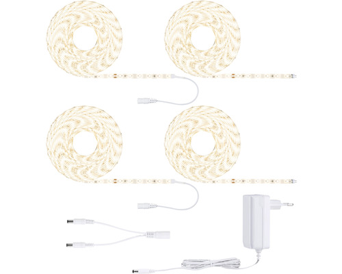 LED-Streifenset mit Netzteil und Zubehör