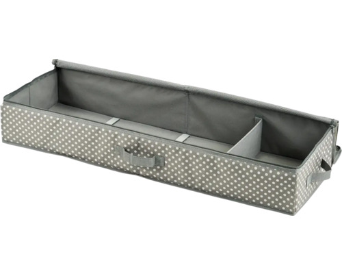 Boîte de rangement à pois avec poignées