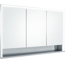 Spiegelschrank KEUCO Royal Lumos 120 x 16,5 x 73,5 cm silber 3-türig LED IP 24 Unterputz 713