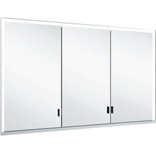 Spiegelschrank KEUCO Royal Lumos 120 x 16,5 x 73,5 cm silber 3-türig LED IP 24 Unterputz 723