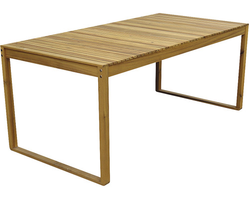 Table de jardin GARDEN PLACE Lilja 180 x 90 x 75 cm marron en bois, jusqu'à 8 places assises