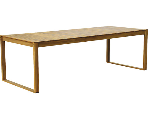 Table de jardin GARDEN PLACE Lilja 240 x 100 x 75 cm marron en bois, jusqu'à 10 places assises Table de jardin GARDEN PLACE Lilja 240 x 100 x 75 cm marron en bois, jusqu'à 10 places assises