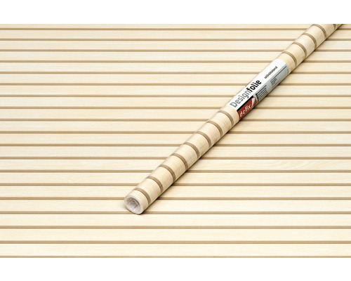 Rolle Designfolie mit Holzoptik auf horizontalem Untergrund