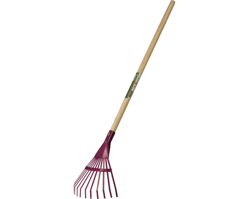 Balai à gazon pour enfants FloraSelf Gärtnern mit Kids (Jardiner avec des enfants) bois métal rouge Balai à gazon pour enfants FloraSelf Gärtnern mit Kids (Jardiner avec des enfants) bois métal rouge