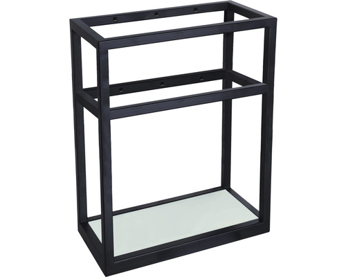 Meuble sous-lavabo avec étagère