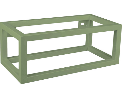 Meuble sous-vasque à cadre métallique pour salle de bains