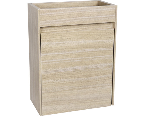 Meuble sous-vasque avec une porte en bois