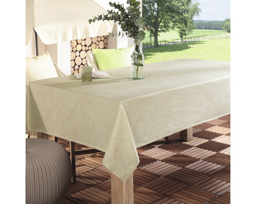 Outdoor Tischdecke Palma natur 130x220 cm