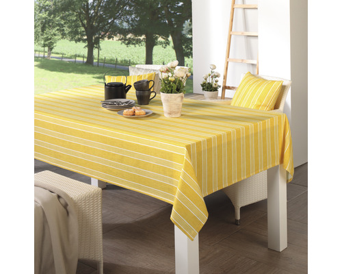 Outdoor Tischdecke Bilbao curry 130x220 cm