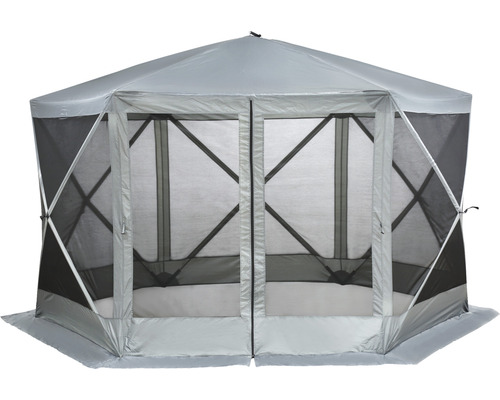 Achtseitiges Partyzelt mit Insektenschutz