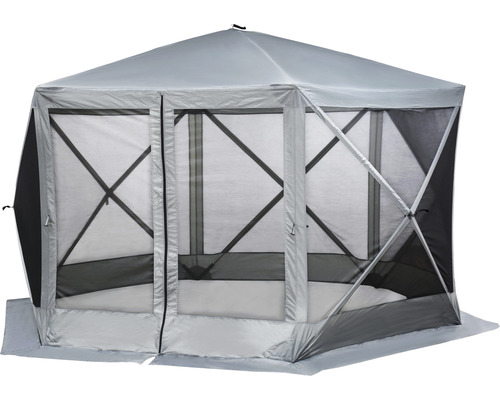 Sechseckiges Partyzelt mit Moskitonetz