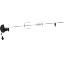 Broche de gril avec moteur et supports