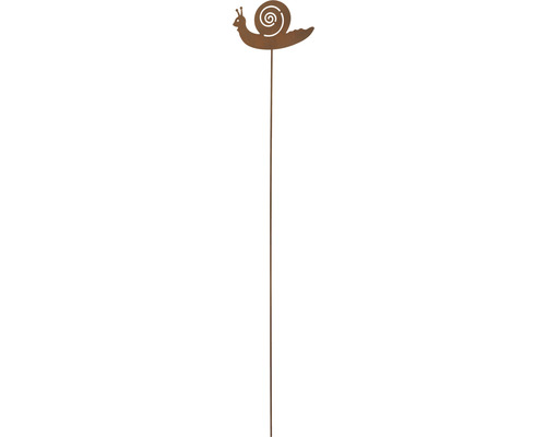 Tuteur décoratif escargot h 90 cm