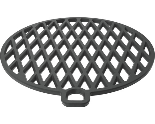 Grille de cuisson ronde en métal avec poignée
