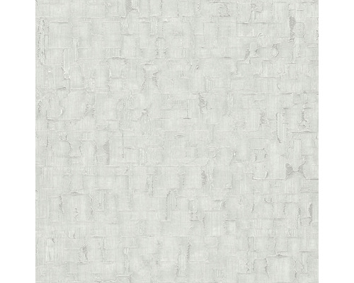 Papier peint intissé 10260-31 Casual Chique aspect effet gris Papier peint structuré blanc avec motif géométrique